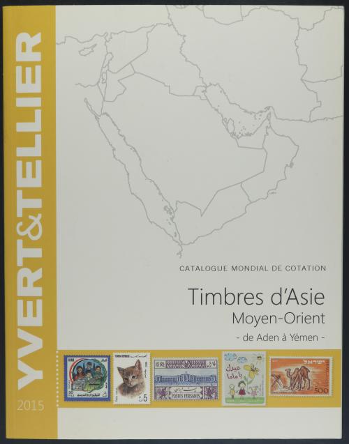 BIBLIOGRAFÍA. YVERT. 2 Catálogos TIMBRES D'ASIE (MEDIO ORIEN