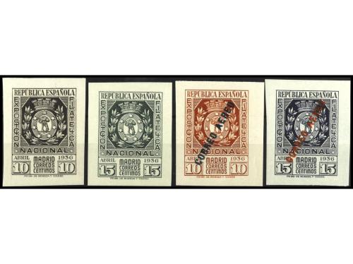 * ESPAÑA. Ed. 727/8 y 729/30. SERIES COMPLETAS. PRECIOSAS. C