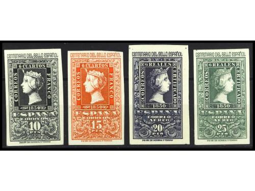* ESPAÑA. Ed. 1077/8 y 1081/2. CENTENARIO. Los 4 valores cla