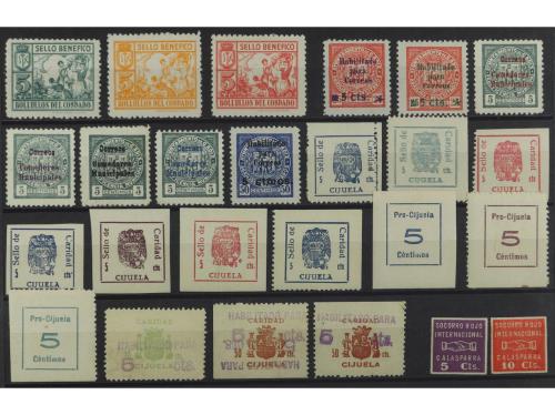 **/*/(*)/° ESPAÑA GUERRA CIVIL. Colección de 160 piezas dife