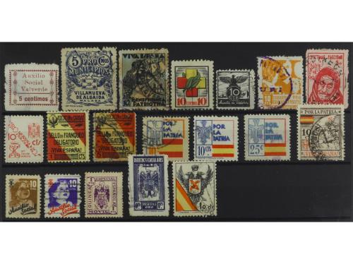 **/*/(*)/° ESPAÑA GUERRA CIVIL. Colección de 160 piezas dife