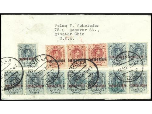 HISTORIA POSTAL. 1873-1952. Lote de 7 cartas y 3 grandes fra