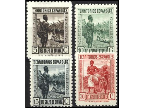 ** COLONIAS ESPAÑOLAS: GUINEA. Ed. NE11/11B. 5 cts., 10 cts.