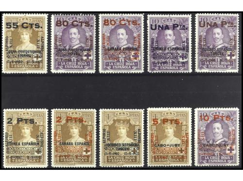 * ESPAÑA. Ed. 392/401. SERIE COMPLETA. Cert. CEM. PRECIOSA. 