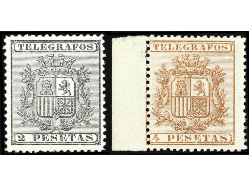 ** COLONIAS ESPAÑOLAS: PUERTO RICO. Ed. T.9/10. TELÉGRAFOS. 