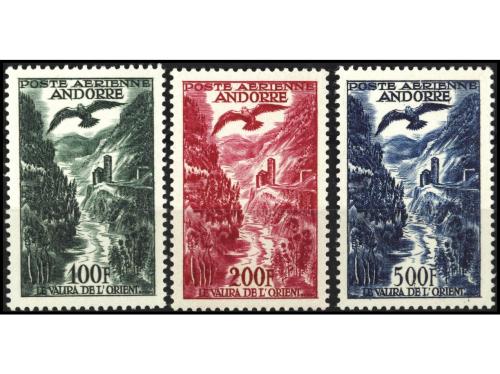 ** COLONIAS FRANCESAS. Yv. Av.2/4. ANDORRA. SERIE COMPLETA. 
