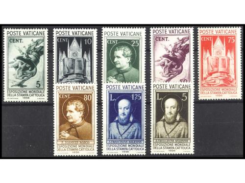 ** VATICANO. Yv. 72/4. SERIE COMPLETA. El nº 74 pequeño fall