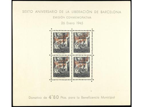 ** ESPAÑA: AYUNTAMIENTO DE BARCELONA. Ed. NE29/30. 1 Juego d