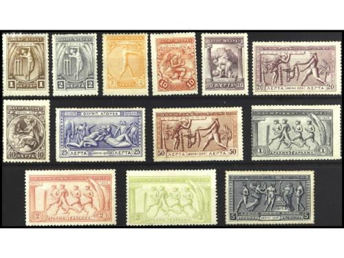 (**) GRECIA. Yv. 165/78. SERIE COMPLETA a falta del nº 168 (