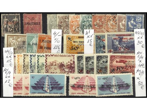 */(*)/° COLONIAS FRANCESAS. NOSSI-BE Y LEVANTE. 2 Fichas con