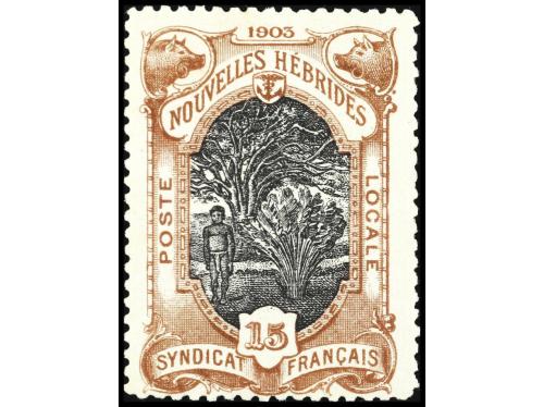 COLONIAS FRANCESAS. Yv. *CL.1 y (*)CL.4. NUEVAS HEBRIDAS. CO