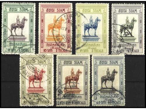 ° SIAM. Yv. 77/9. SERIE COMPLETA. RARA. OCASIÓN. Yvert 500&euro;.