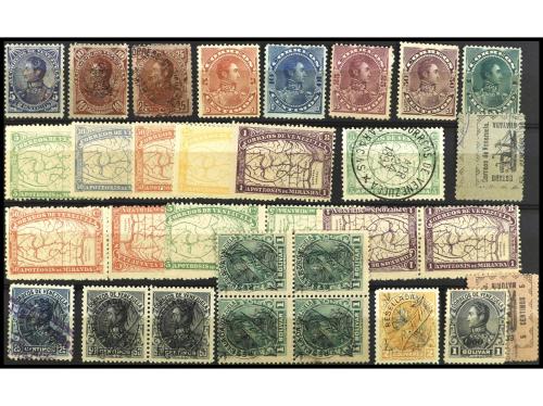 **/*/(*)/° VENEZUELA. 2 Fichas grandes conteniendo 62 sellos