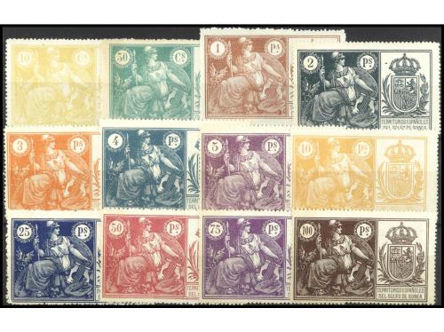 ** COLONIAS ESPAÑOLAS: GUINEA. Ed. Gálvez 97/108. FISCALES. 