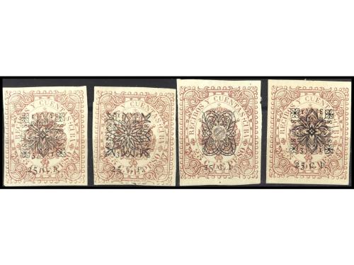 **/* COLONIAS ESPAÑOLAS: CUBA. FISCALES. 1883. RECIBOS Y CUE