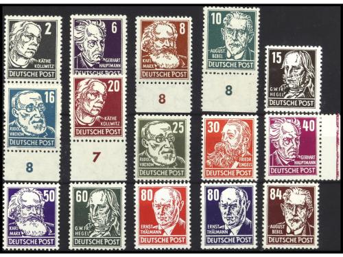 ** ALEMANIA ORIENTAL. Yv. 91/105. SERIE COMPLETA. PRECIOSA. 