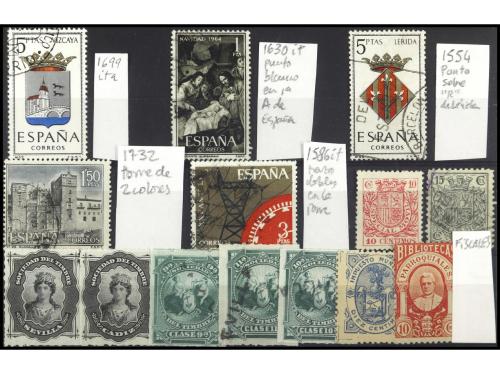 **/*/° ESPAÑA. 1935-1989. Pequeño lote de variedades en 3 fi