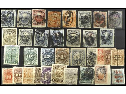 */(*)/° PERU. DEPARTAMENTOS. Lote de 3 fichas grandes conten