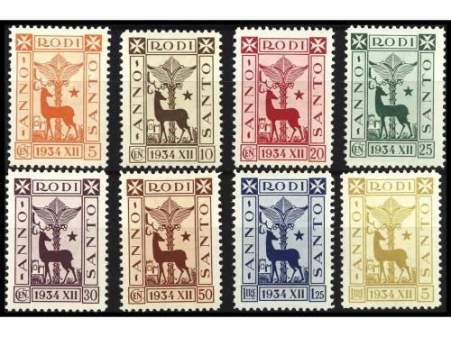 ** COLONIAS ITALIANAS. Ed. 58/65. Yv. 58/65. EGEO. RODAS. SE