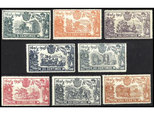 * ESPAÑA. Ed. 257/64. Serie corta del 5 cts. hasta el 1 pta.
