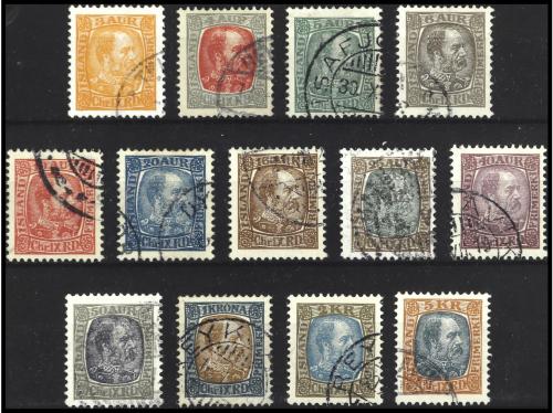 ° ISLANDIA. Yv. 34/46. SERIE COMPLETA. MUY BONITA. RARA. Yve