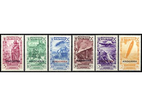 ** ANDORRA. Yv. B.7/12. BENEFICENCIA. SERIE COMPLETA. PRECIO