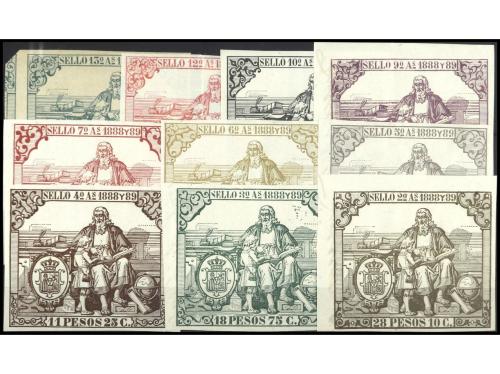 COLONIAS ESPAÑOLAS: CUBA. Ed. Forbin 48/60. FISCALES. 1888-8