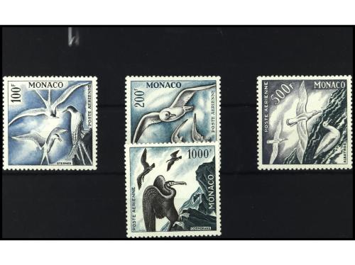 ** MONACO. Yv. Av.55/8. SERIE COMPLETA. PRECIOSA. Yvert 575&euro;