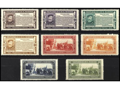 * SAN MARINO. Yv. 168/75. SERIE COMPLETA. MUY BONITA. Yvert 