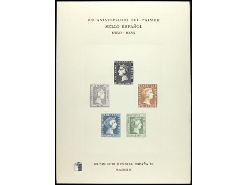 (*) ESPAÑA: HOJAS RECUERDO. Ed. 31/2. ESPAÑA'75. 2 Hojitas (
