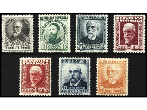 * ESPAÑA. Ed. 655/61. SERIE COMPLETA. MUY BONITA. 