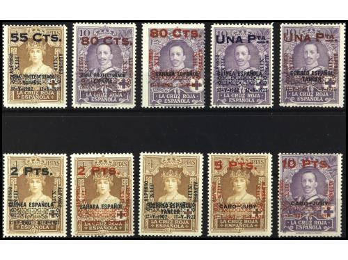 * ESPAÑA. Ed. 392/401. SERIE COMPLETA. Auténtica. Rara pese 