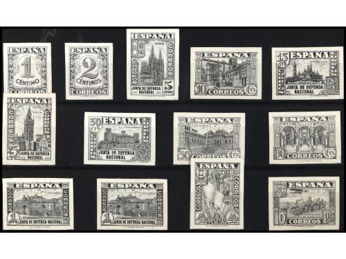 (*) ESPAÑA. Ed. 802P/13P. SERIE COMPLETA de PRUEBAS EN NEGRO
