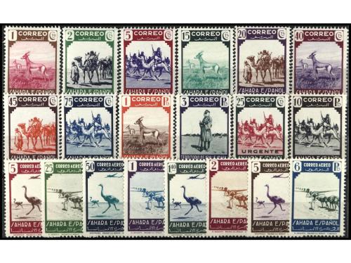 ** COLONIAS ESPAÑOLAS: SAHARA. Ed. 63/74 y 75/82. 2 SERIES C
