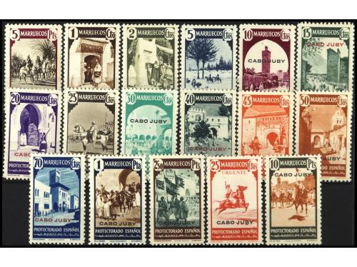 ** COLONIAS ESPAÑOLAS: CABO JUBY. Ed. 116/32. SERIE COMPLETA