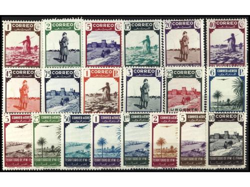 ** COLONIAS ESPAÑOLAS: IFNI. Ed. 16/27 y 28/35. 2 SERIES COM