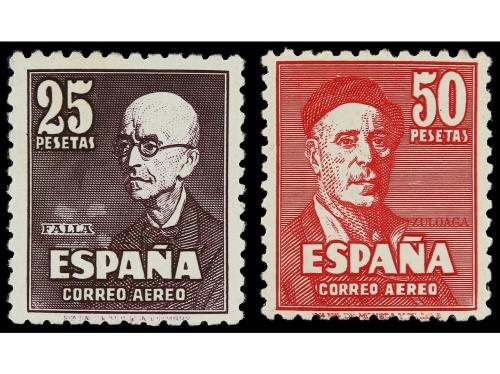 ** ESPAÑA. Ed. 1015/6. SERIE COMPLETA. 2 valores. Centrados 