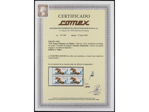 ** ESPAÑA. Ed. 1886 (4). JUEGOS OLÍMPICOS DE MÉJICO. 1,50 pt