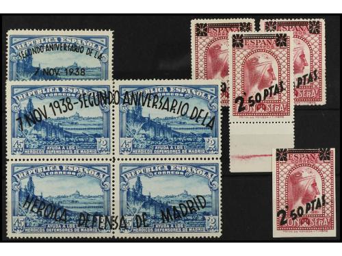 ** ESPAÑA. Ed. 789/90 y 791 + 791s. Conjunto con serie compl