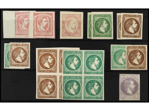 ** ESPAÑA. Ed. 157 (2), * 158, * 159 y ** 160/1 (8). Conjunt