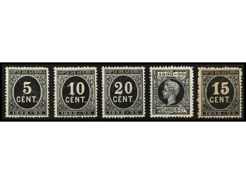 (*) ESPAÑA. Ed. 236/9 + ** 240. SERIE COMPLETA, 4 valores. S