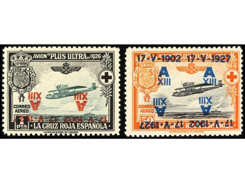 ** ESPAÑA. Ed. 371hi y * 370hhi. 1 pta. HABILITACIÓN INVERTI