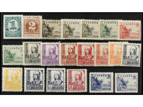 (**) ESPAÑA. Ed. 814/31. SERIE COMPLETA. 21 valores. Incluye