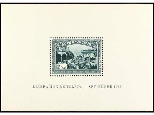 ** ESPAÑA. Ed. 836/37. DOS HB. Hojita verde marcas en la gom