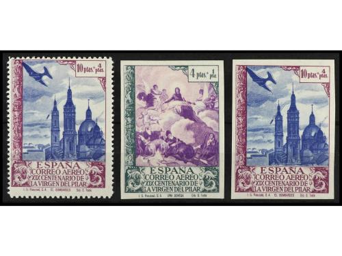 ** ESPAÑA. Ed. 913cc y 912/3ccs. 10 pts. dentado y 4 y 10 pt