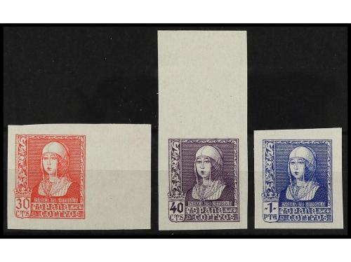 ** ESPAÑA. Ed. 857, 858 y 860s. 30 cts., 40 cts. y 1 pta. SI