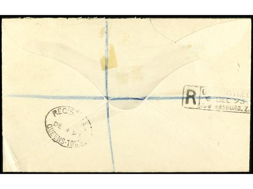 ✉ CABO DE BUENA ESPERANZA. 1893. Certificado de TARKASTAD a 