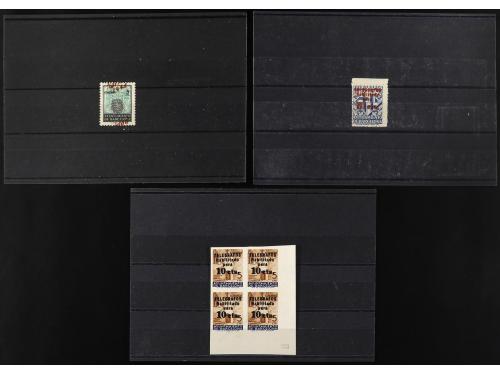 ESPAÑA: AYUNTAMIENTO DE BARCELONA. CONJUNTO montado en ficha