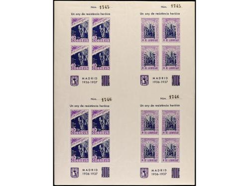 ** ESPAÑA GUERRA CIVIL. PI DE LLOBREGAT. Series completas de