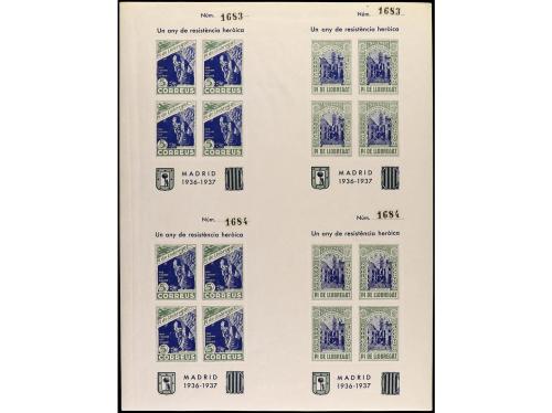 ** ESPAÑA GUERRA CIVIL. PI DE LLOBREGAT. Series completas de